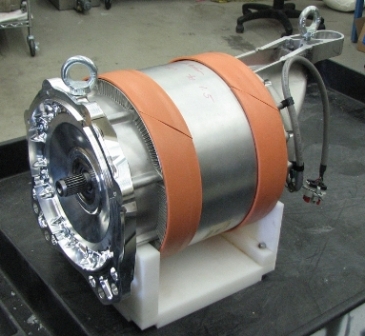 the electric motor of a Tesla Roadster