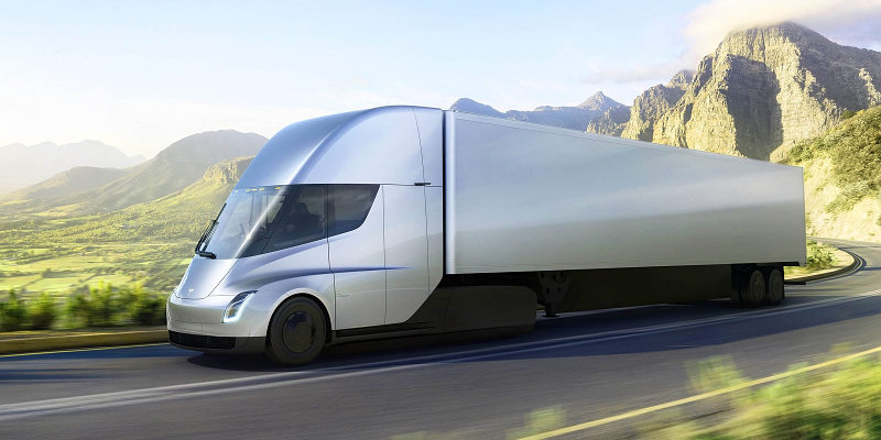 Tesla-Semi 2020, 500mi range